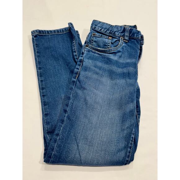 Lucky Brand Boys Classic Fit Straight Jeans 12 Blue Denim 5-Pockets - Picture 4 of 10